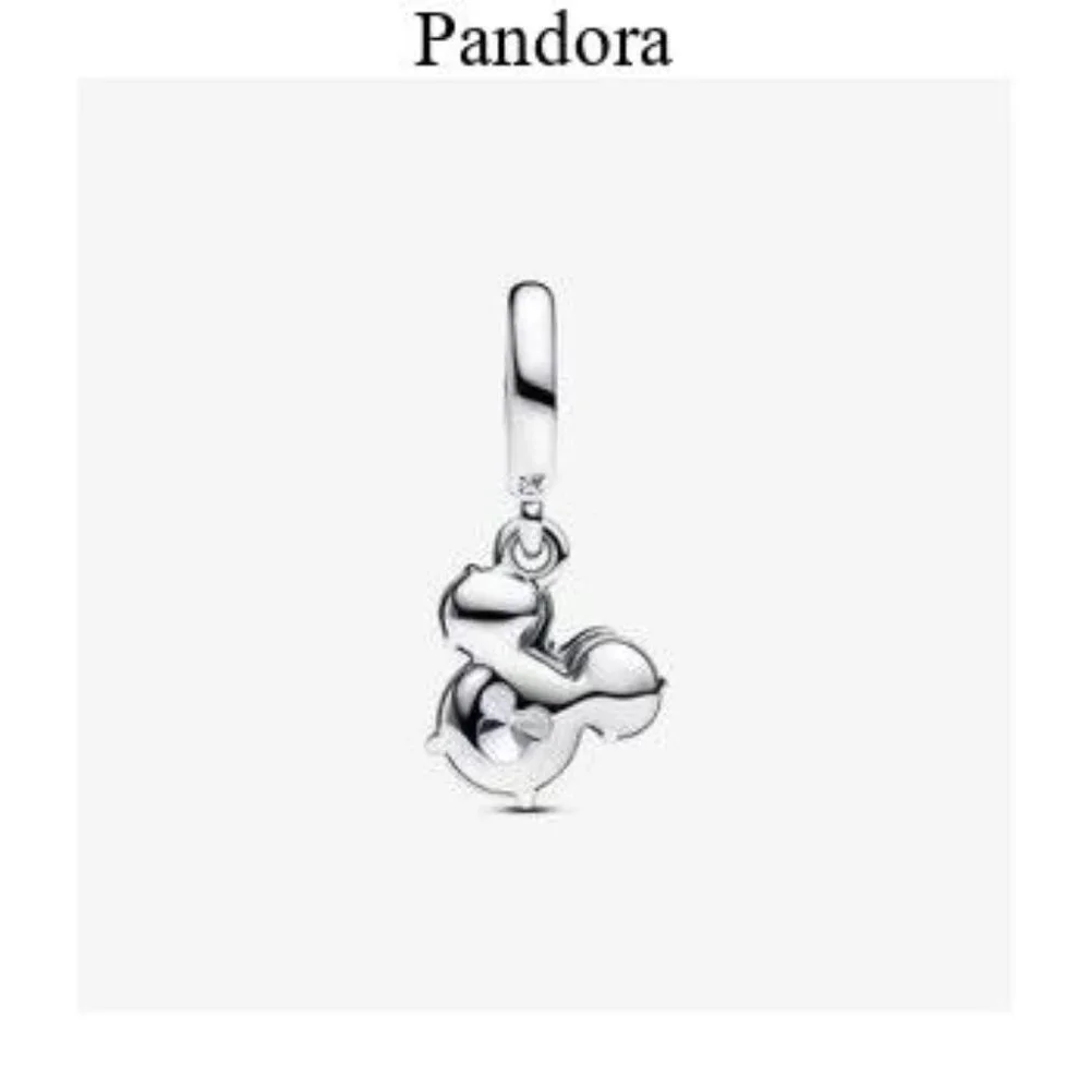 Authentic Disney Minnie Mouse Silhoutte Dangle Pandora Charm